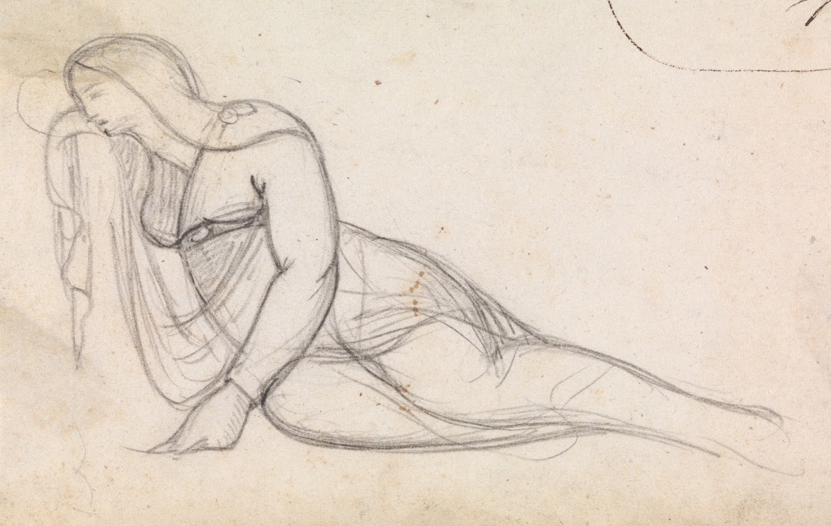 Study of a Woman in a Partial Recline