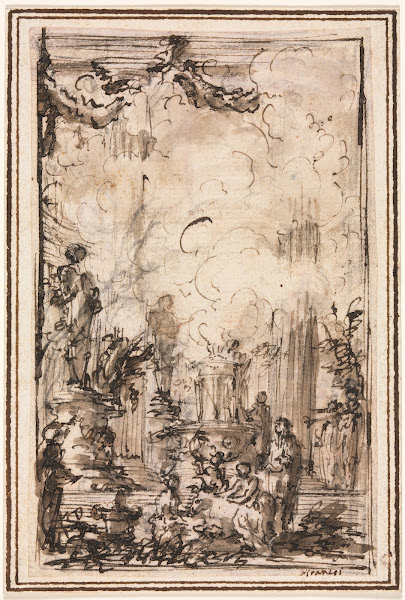 Sacrificial Offering in a Temple after 1750