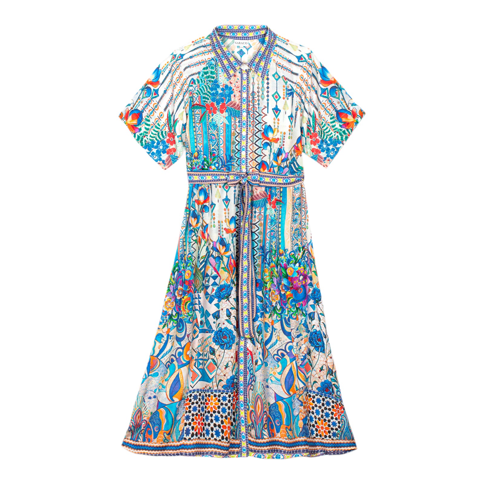Cobalt Tapestry Dress