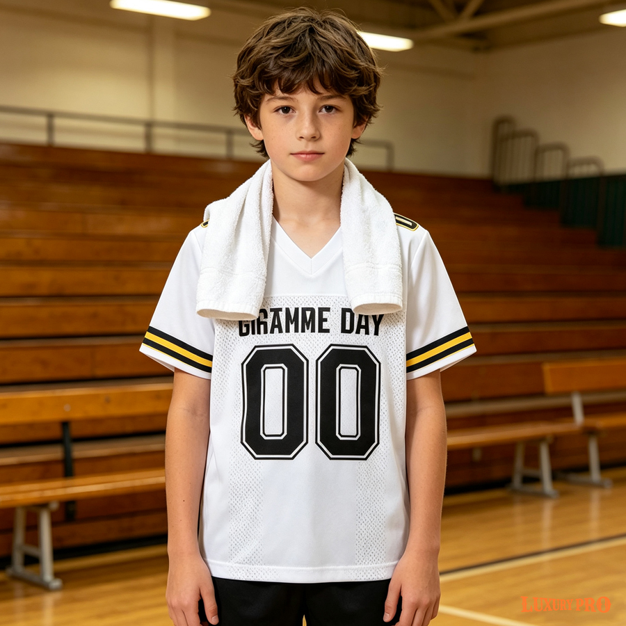 Kids Mesh Splice Football Jersey
