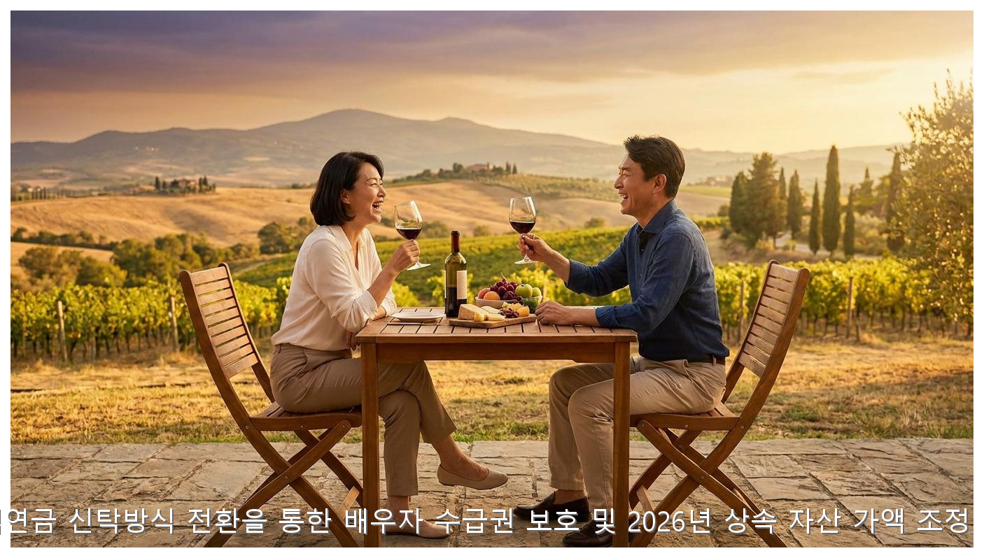주택연금 신탁방식 전환을 통한 배우자 수급권 보호 및 2026년 상속 자산 가액 조정 전략 핵심 안내 및 분석 인포그래픽 (6)