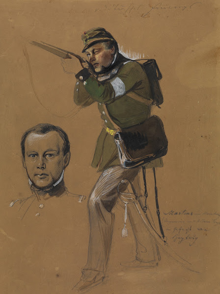 Martens from Hamburg engineer in the v d Tann Corps in the battle of Hoptrup