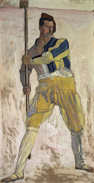Warrior with halberd 1898