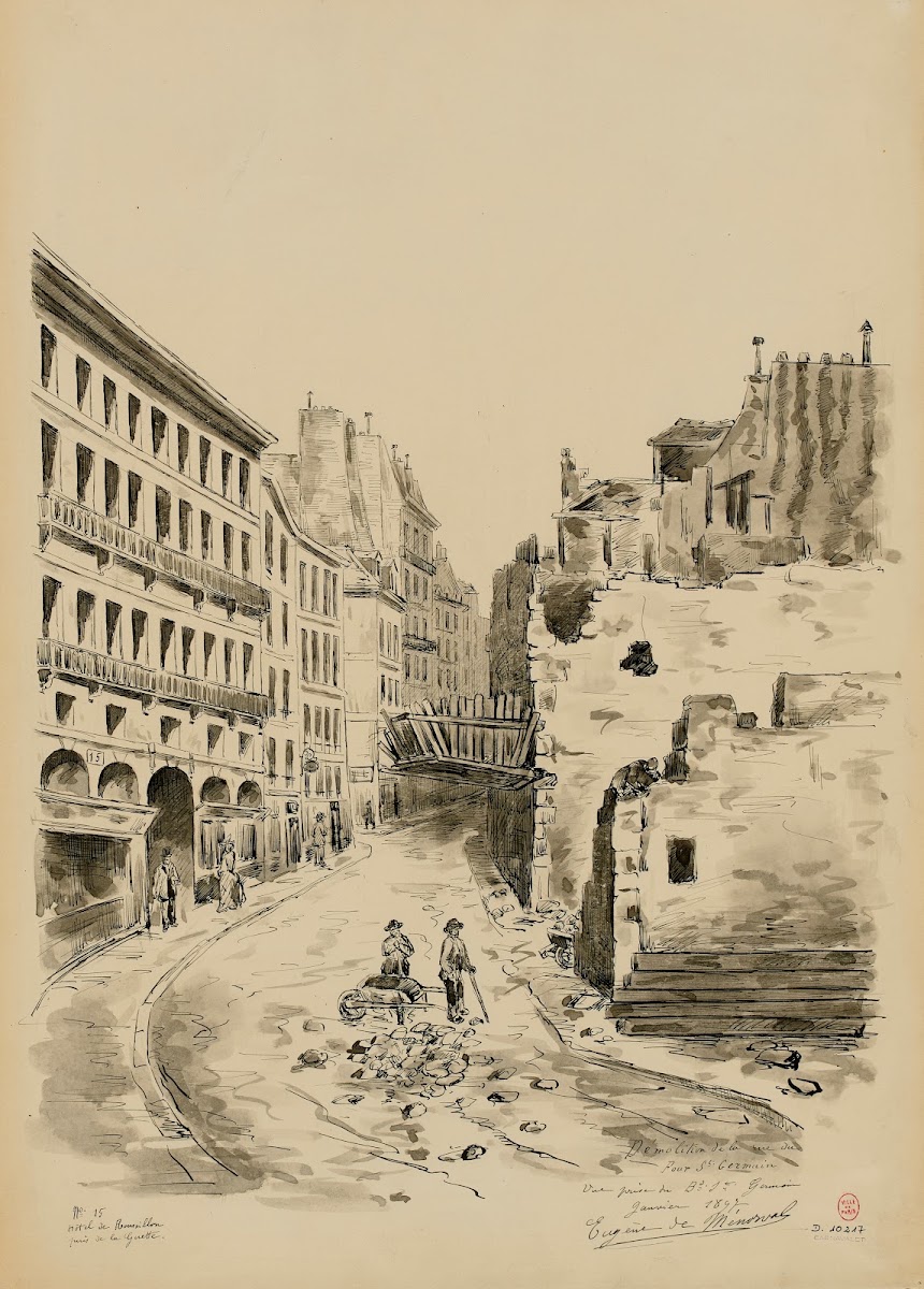 Démolition de la rue du Four 1897