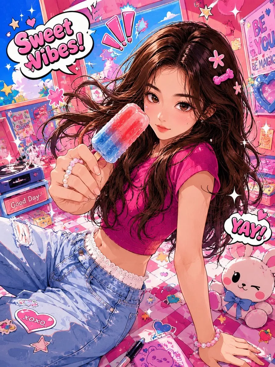 Crea Una Ilustración De Anime