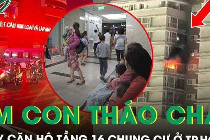 Cháy căn hộ tầng 16 chung cư ở TP.HCM, hàng trăm cư dân tháo chạy - Báo Sức Khỏe &amp; Đời Sống