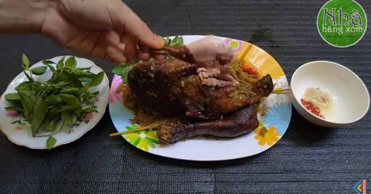 Vịt hấp giả cầy ngon ngất ngây