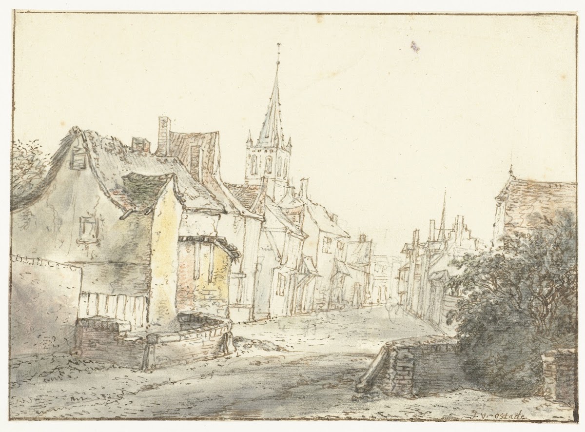 A Street in a Village or Town 1646   1649