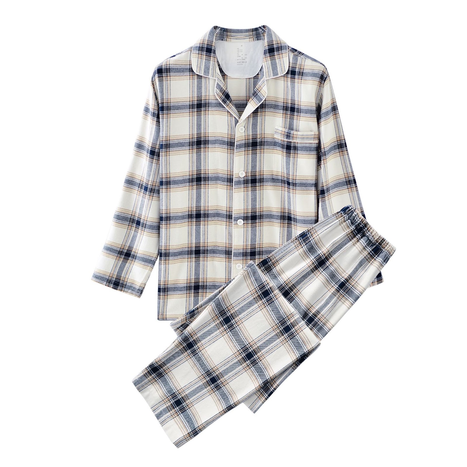 Flanell-Schlafanzug-Set für Damen und Herren