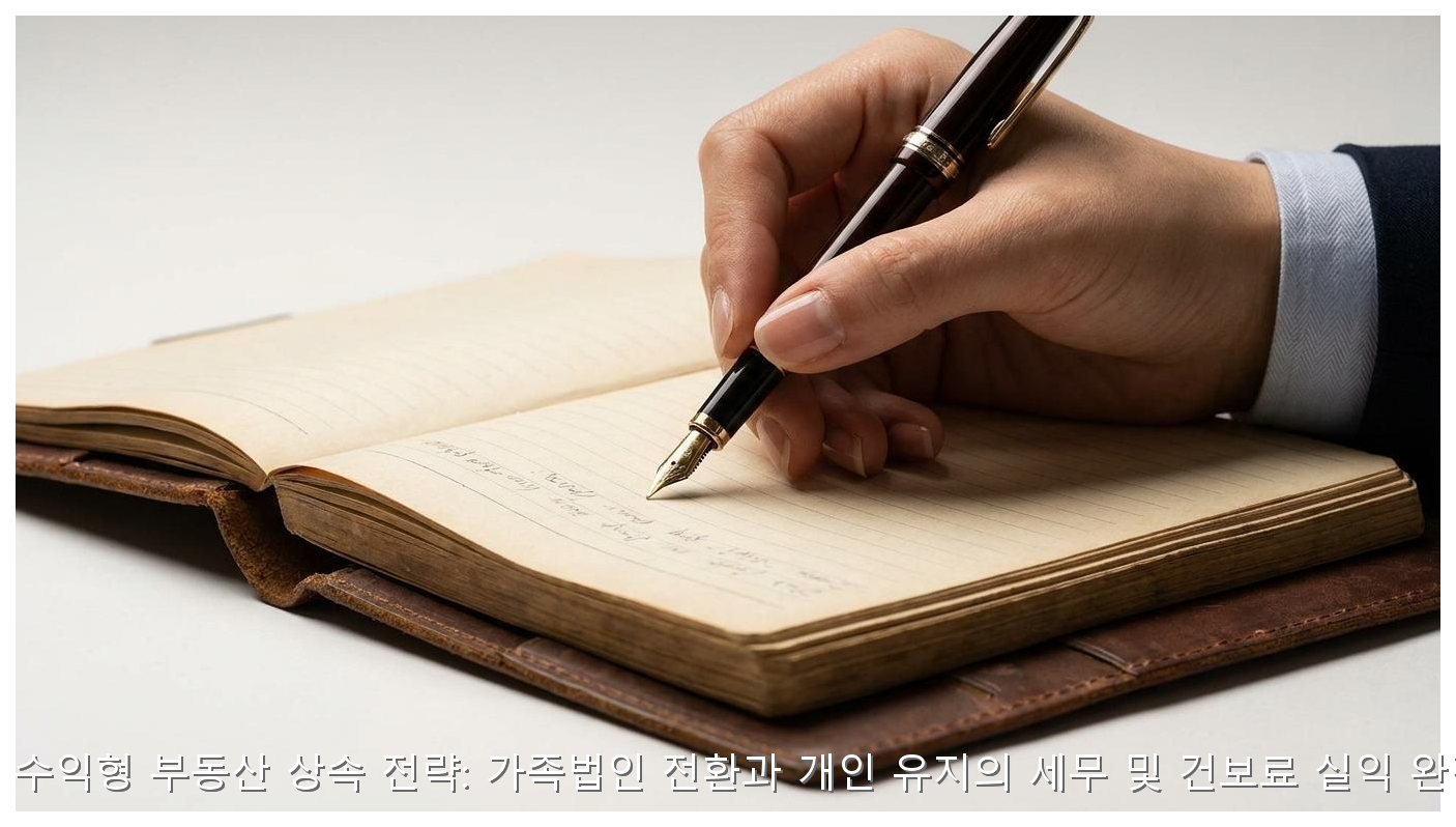 2026 수익형 부동산 상속 법인전환 분석 핵심 안내 및 분석 인포그래픽 (6)