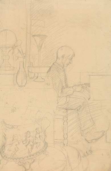 Forarbeid til I musikktimen 1881