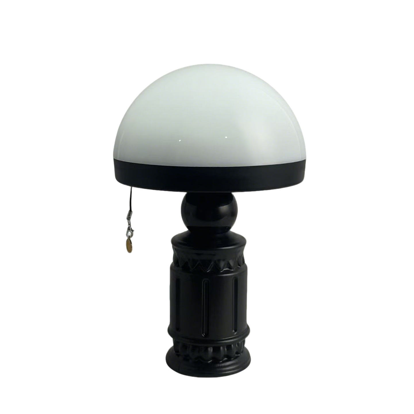 Vintage Column Lamp with Relief Pattern
