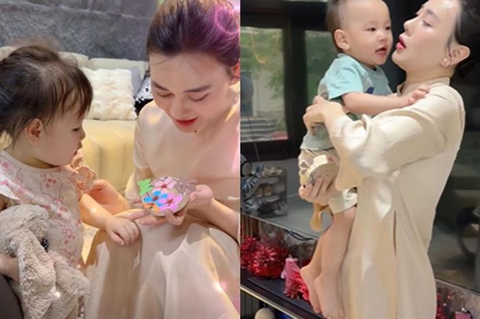 Phương Oanh khéo tay dạy con làm bánh, thái độ cặp song sinh gây cười - Chuyên trang Gia Đình &amp; Xã Hội - Báo Sức khỏe &amp; Đời sống
