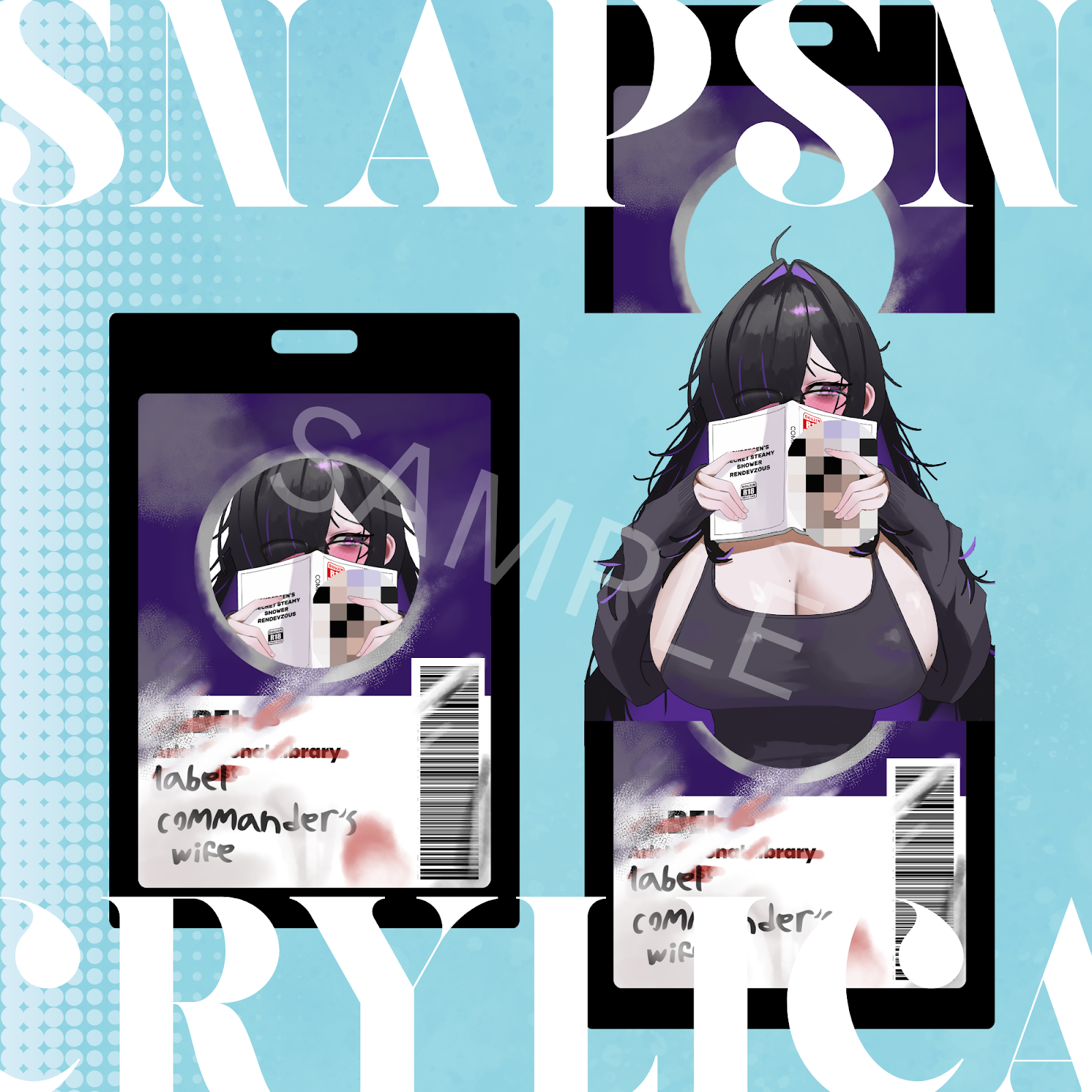 Label Snap-Open Keychain By OtaPic