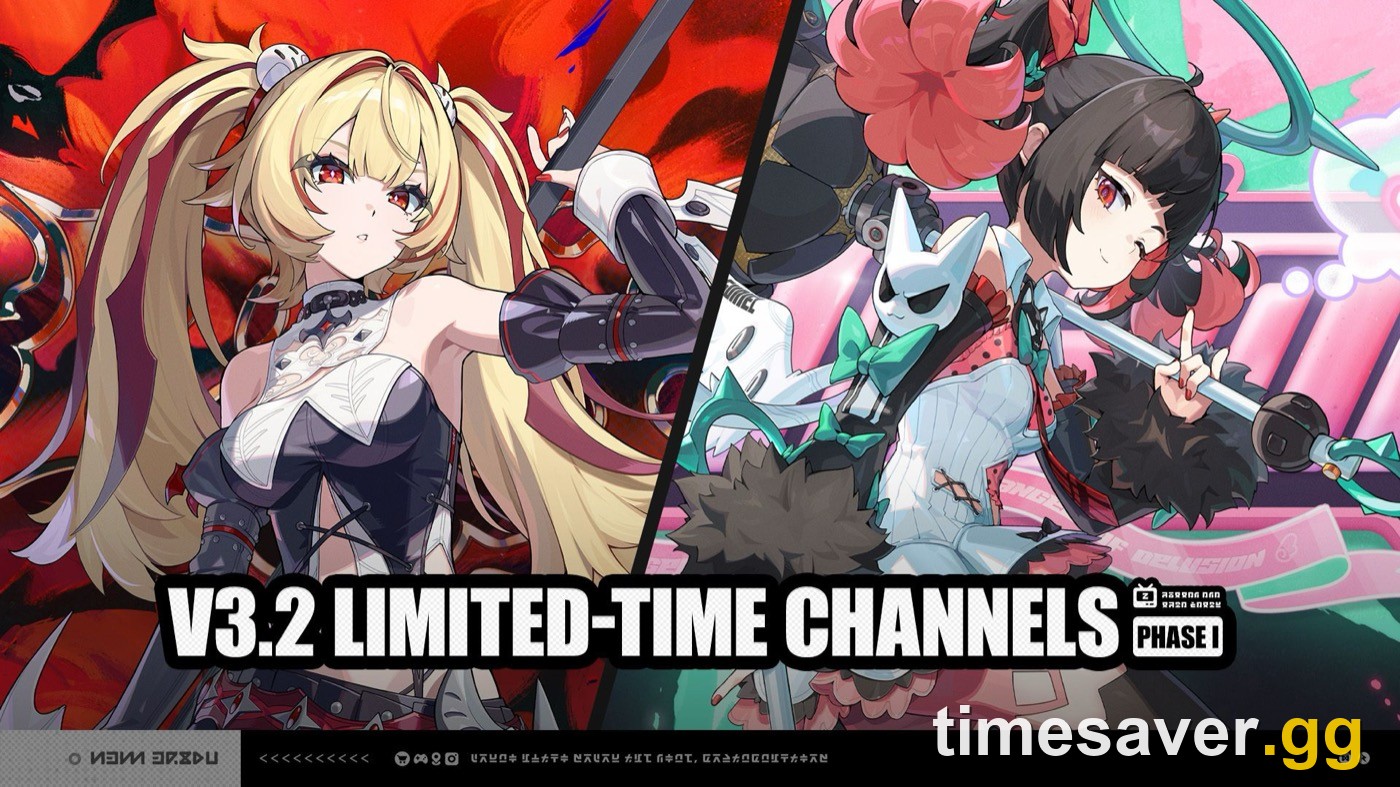 The Version 3.2 limited-time channels for Phase 1 in Zenless Zone Zero, which close at 11:59 server time on September 30