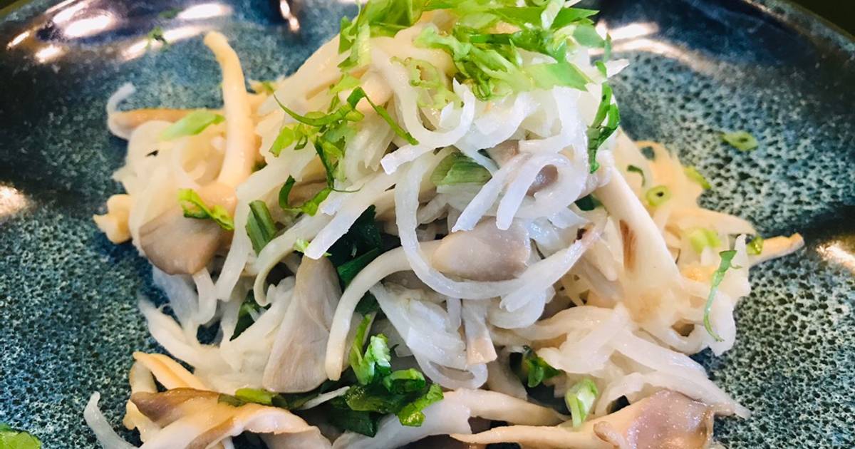 Củ cải trắng xào nấm