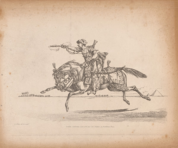 A Charging Mameluke Firing a Pistol 1823