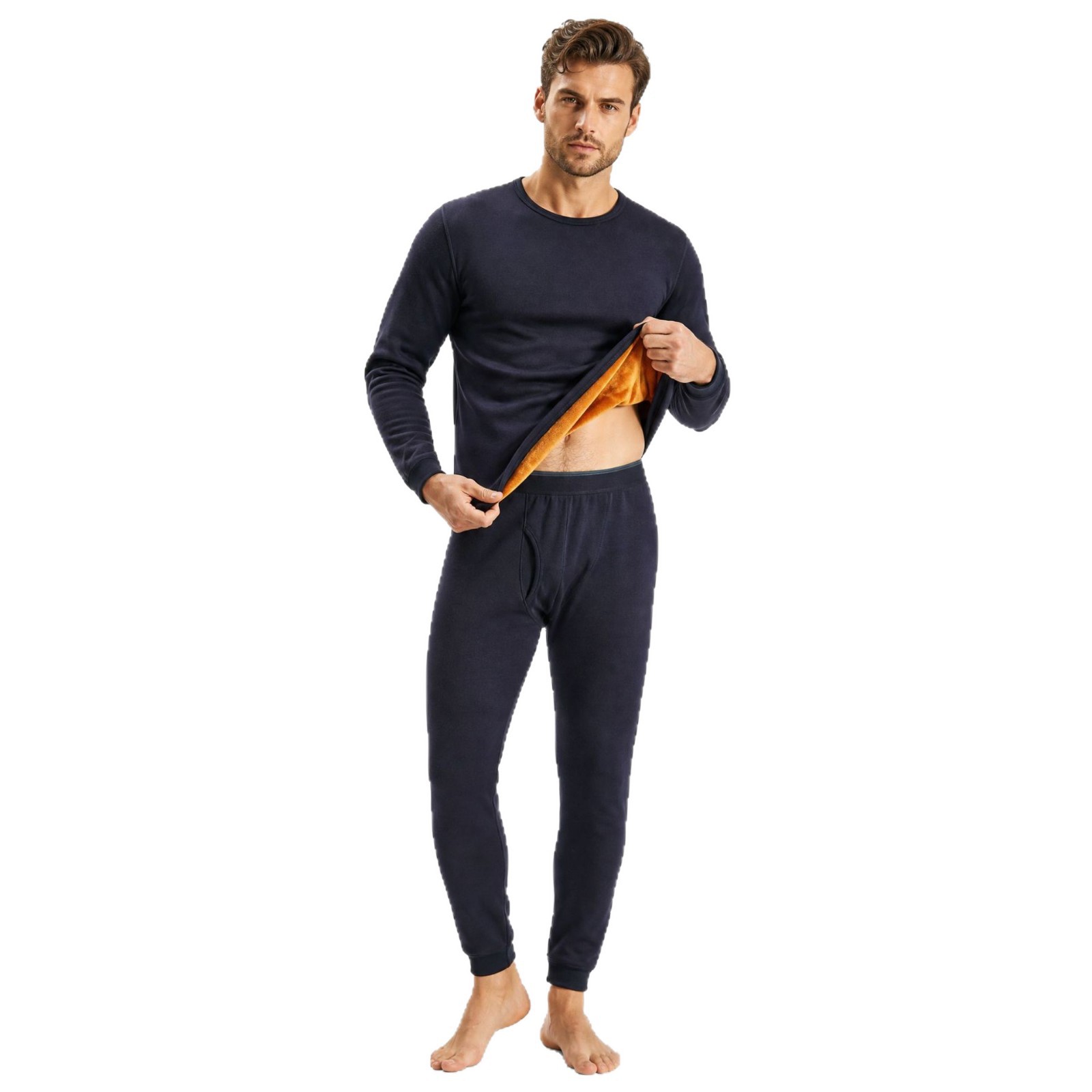 Thermal underwear set, insulated, for men and women