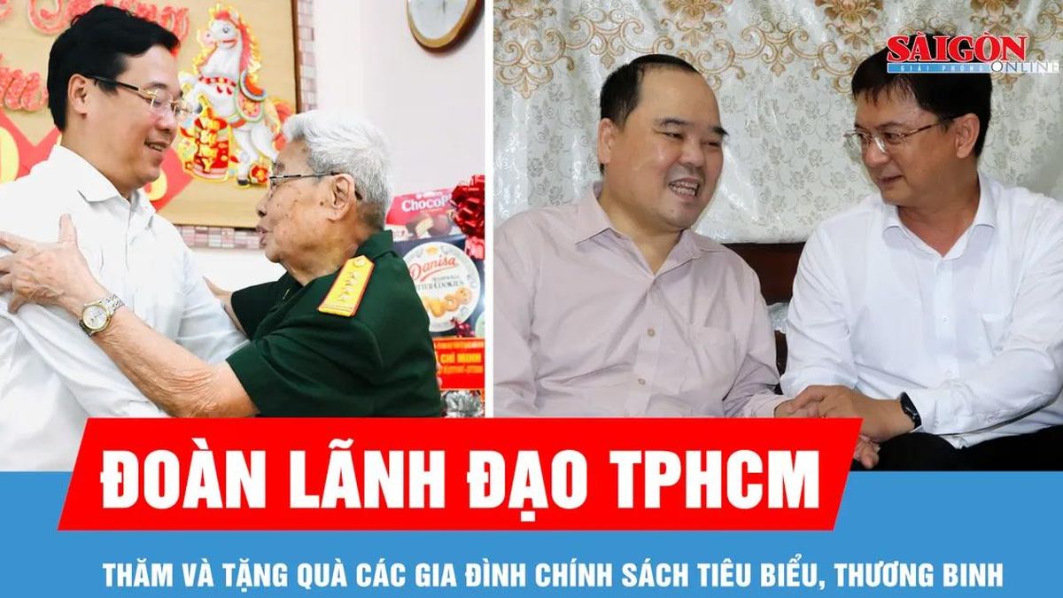 Đoàn lãnh đạo TPHCM thăm và tặng quà các gia đình chính sách tiêu biểu, thương binh - Báo Sài Gòn Giải Phóng