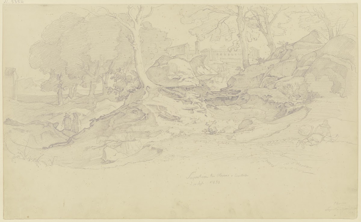 Kirche im Walde Serpentara 1830