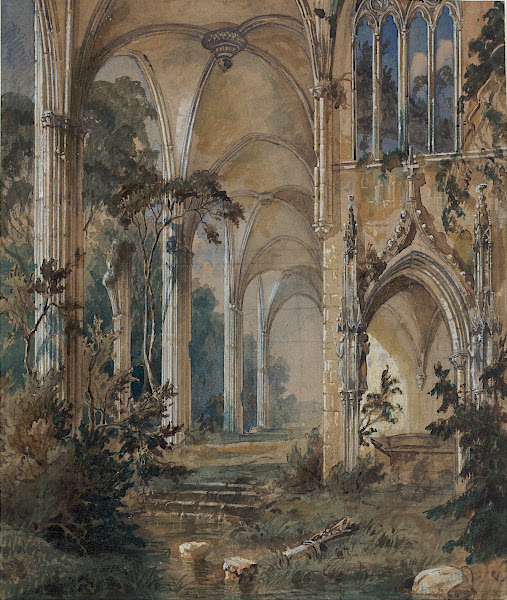 Gothic Church Ruin circa 1829 1831