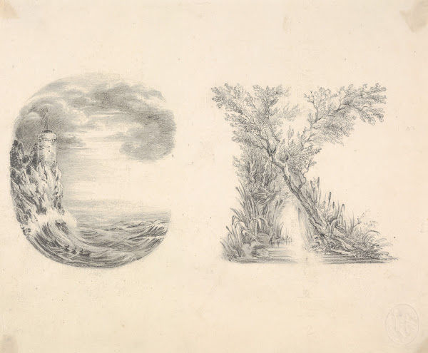 Alphabet Book Design Letters C And K Ca 1830