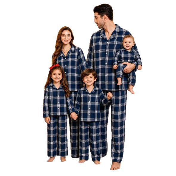 Christmas Pajama Set for the Family, Checked