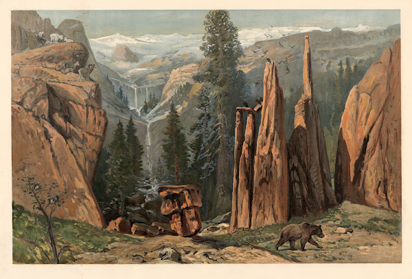 North American mountain landscape 1920