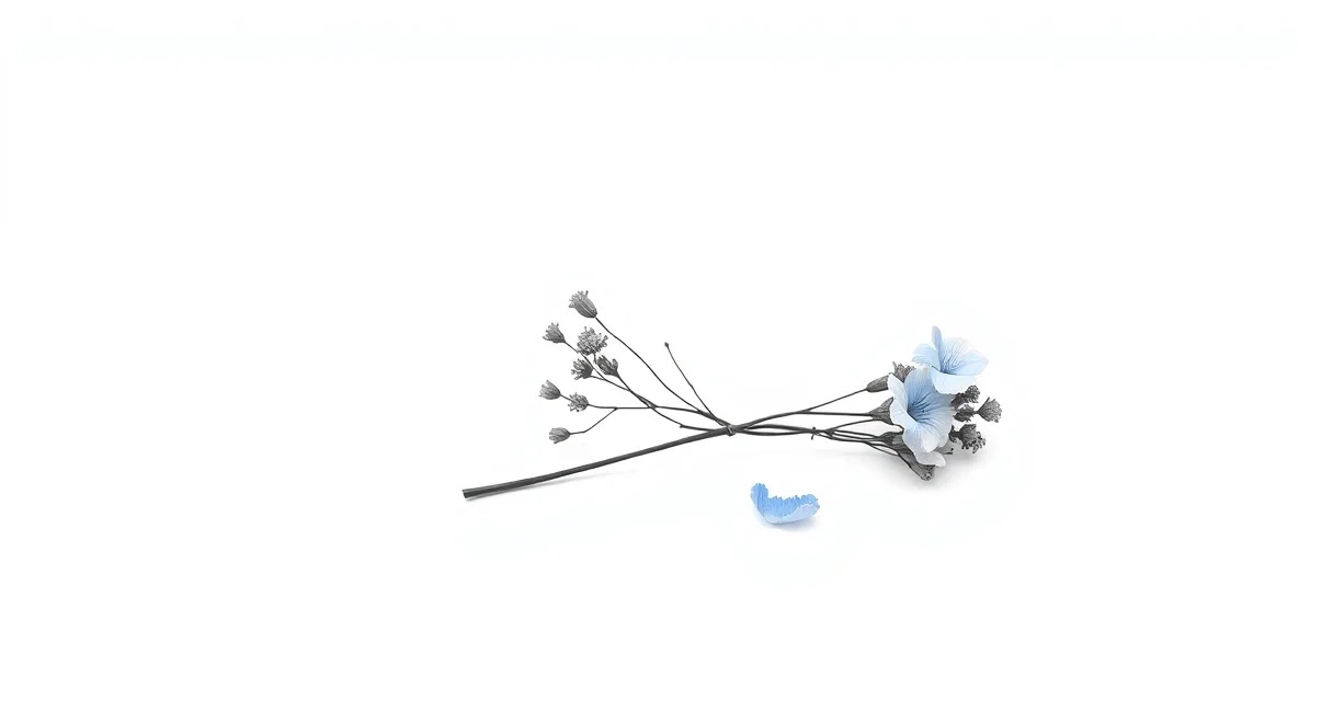 화양연화뜻 인생의 가장 아름다운 순간을 상징하는 꽃 일러스트