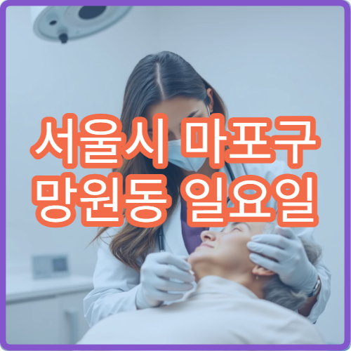 서울시 마포구 망원동 일요일 신경외과 허리신경통 상담