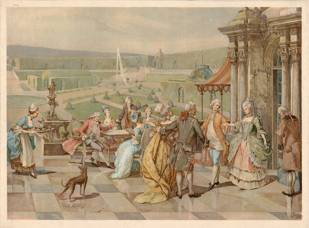 From the Rococo period 18th century 1893