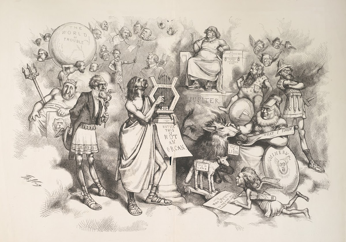 Apollo amusing the gods 1872