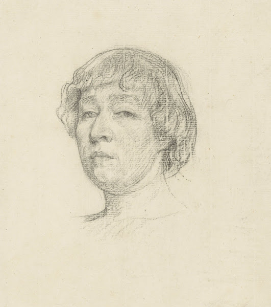 Portret van Etha Fles 1886