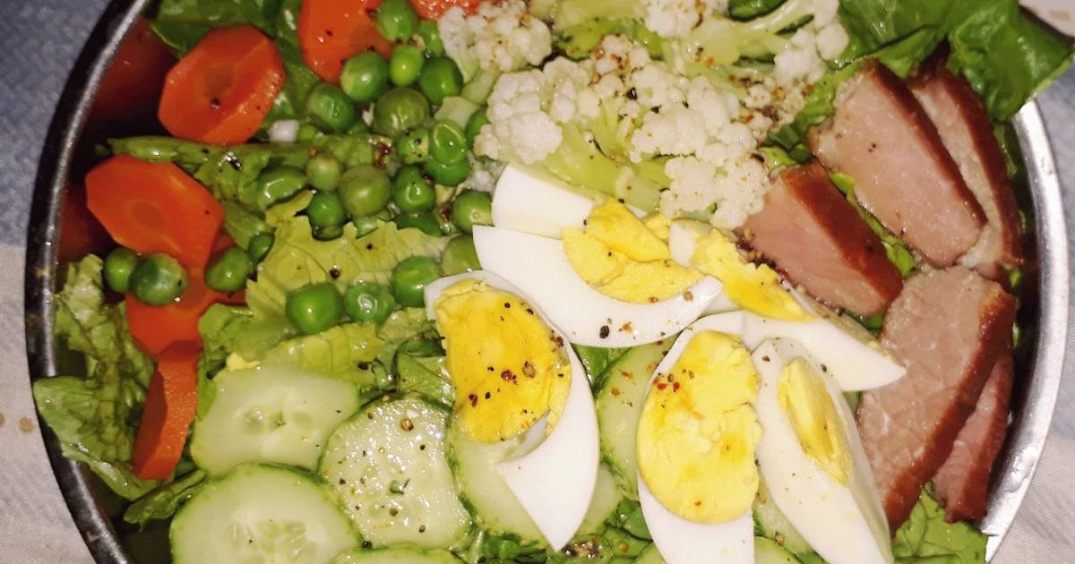 Salad xà lách rau củ