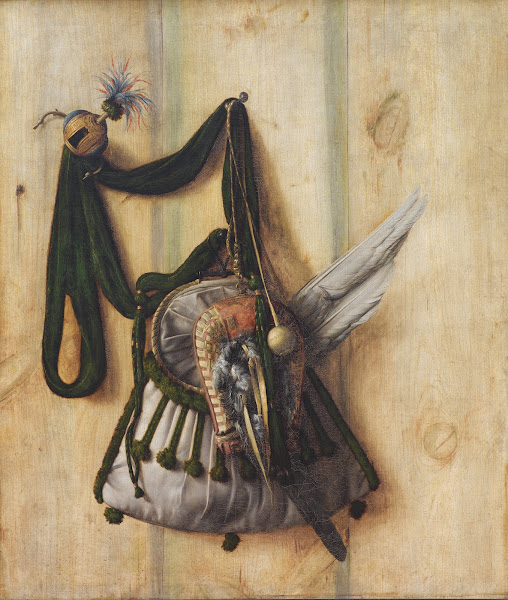 Trompe Loeil With Falconers Bag And Other Equipment For Falconry 1671