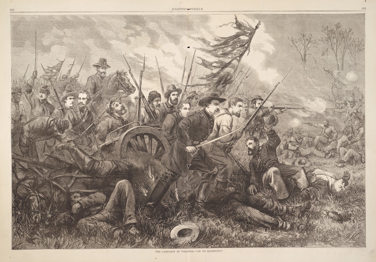The campaign in Virginia  On to Richmond 1864
