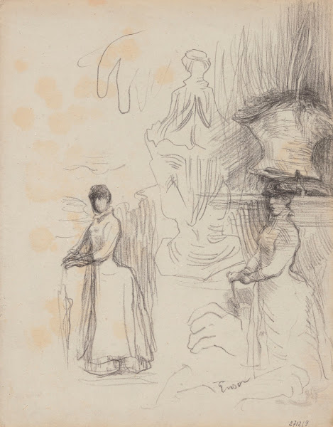 Three Studies of a Lady with Parasol 1880 1883