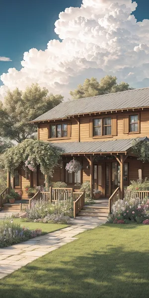 Ai Art, Digital Art, Digital Painting, House, Construction 4K Wallpaper Background