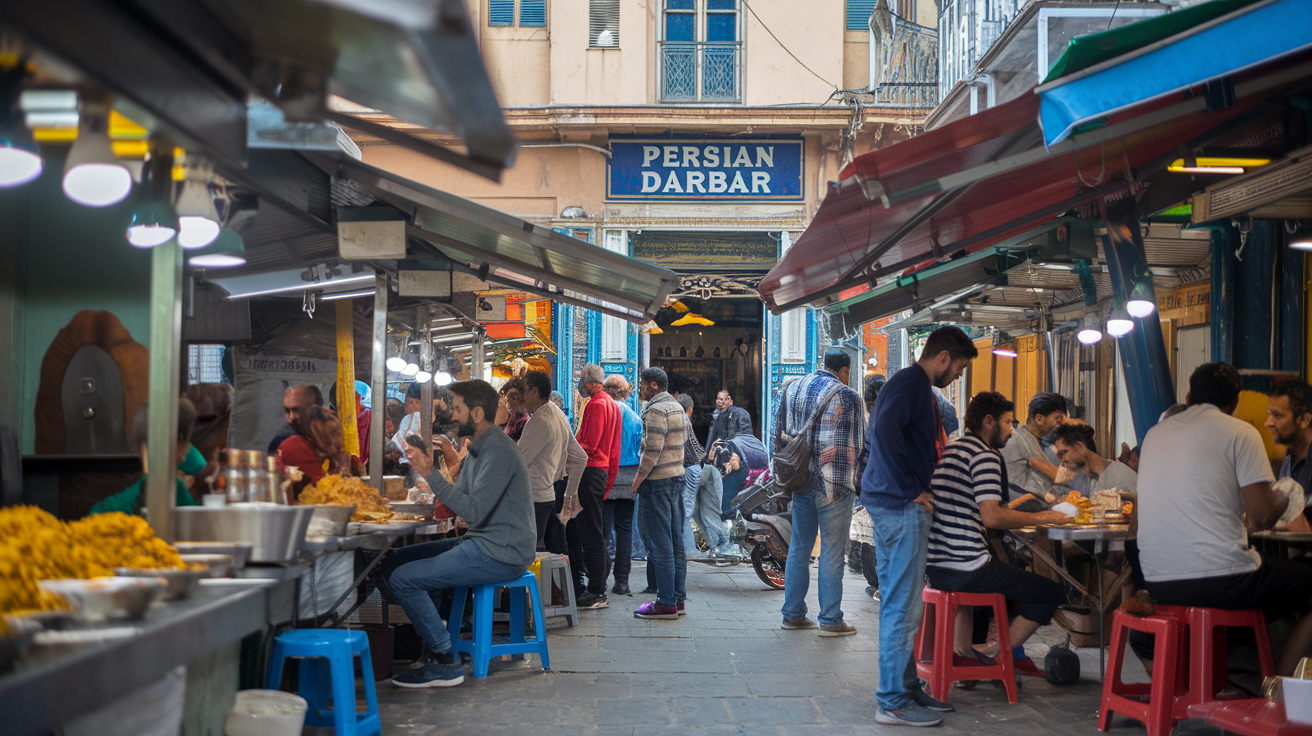 Distance from Byculla Station to Persian Darbar – Travel Guide