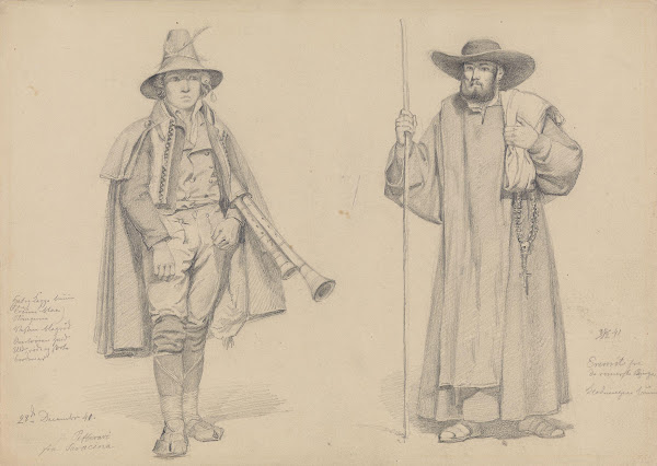 Zampogna spiller og eremitt 1841