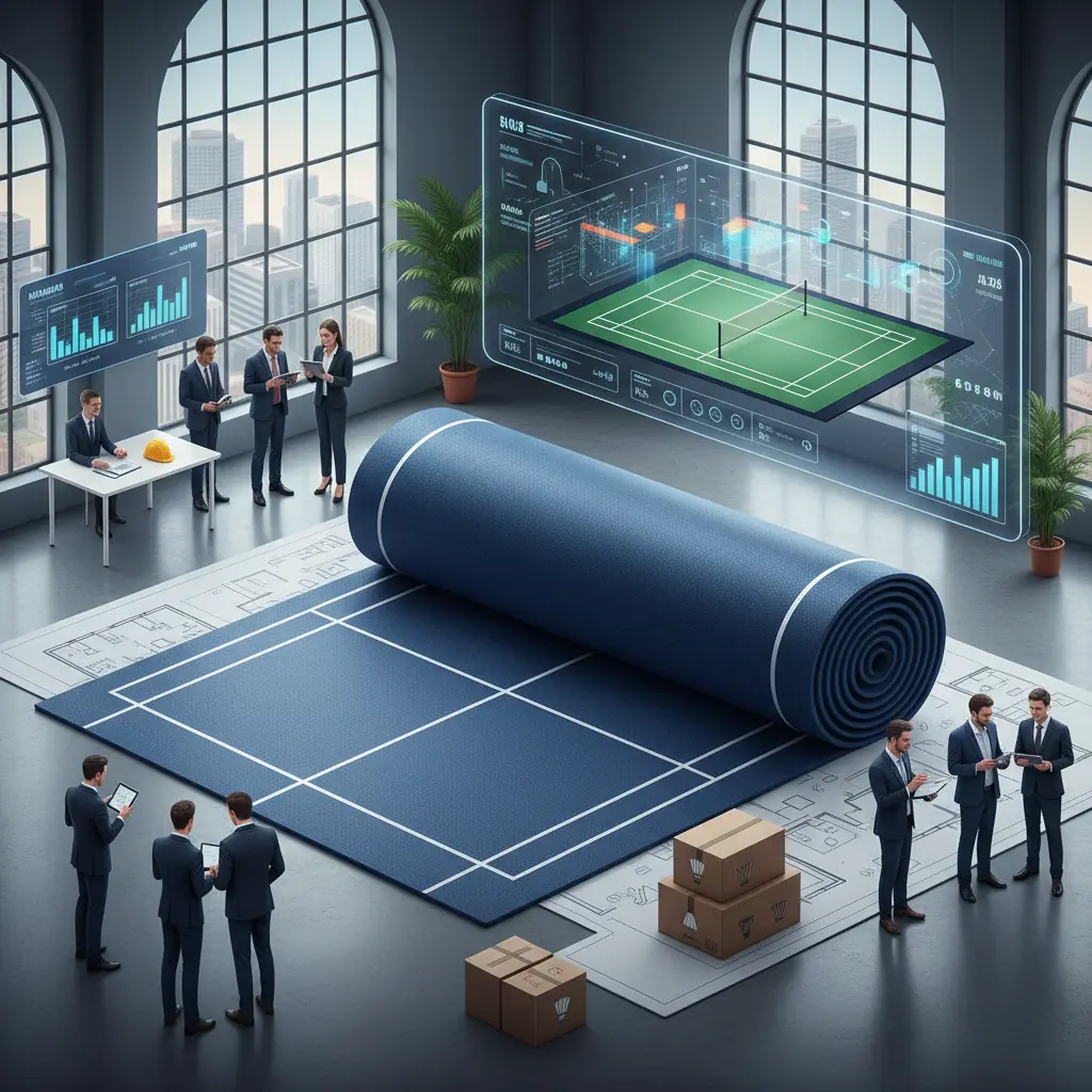 Harga grosir karpet badminton untuk kontraktor GOR