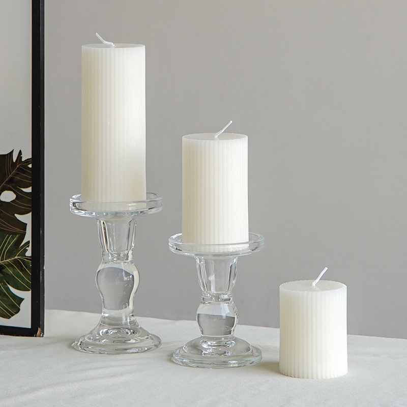 Scented candle, cylinder, handcrafted