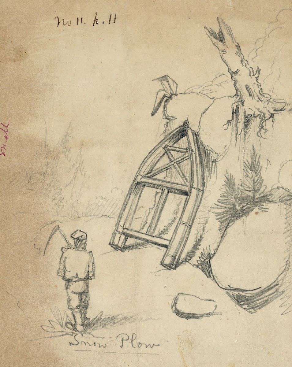 Snow plow 1856 1857