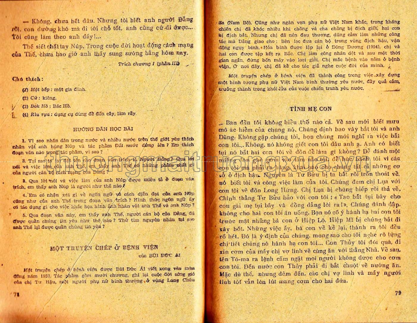 Văn học lớp 10 phổ thông, tập 2 (1988) - Trang 40