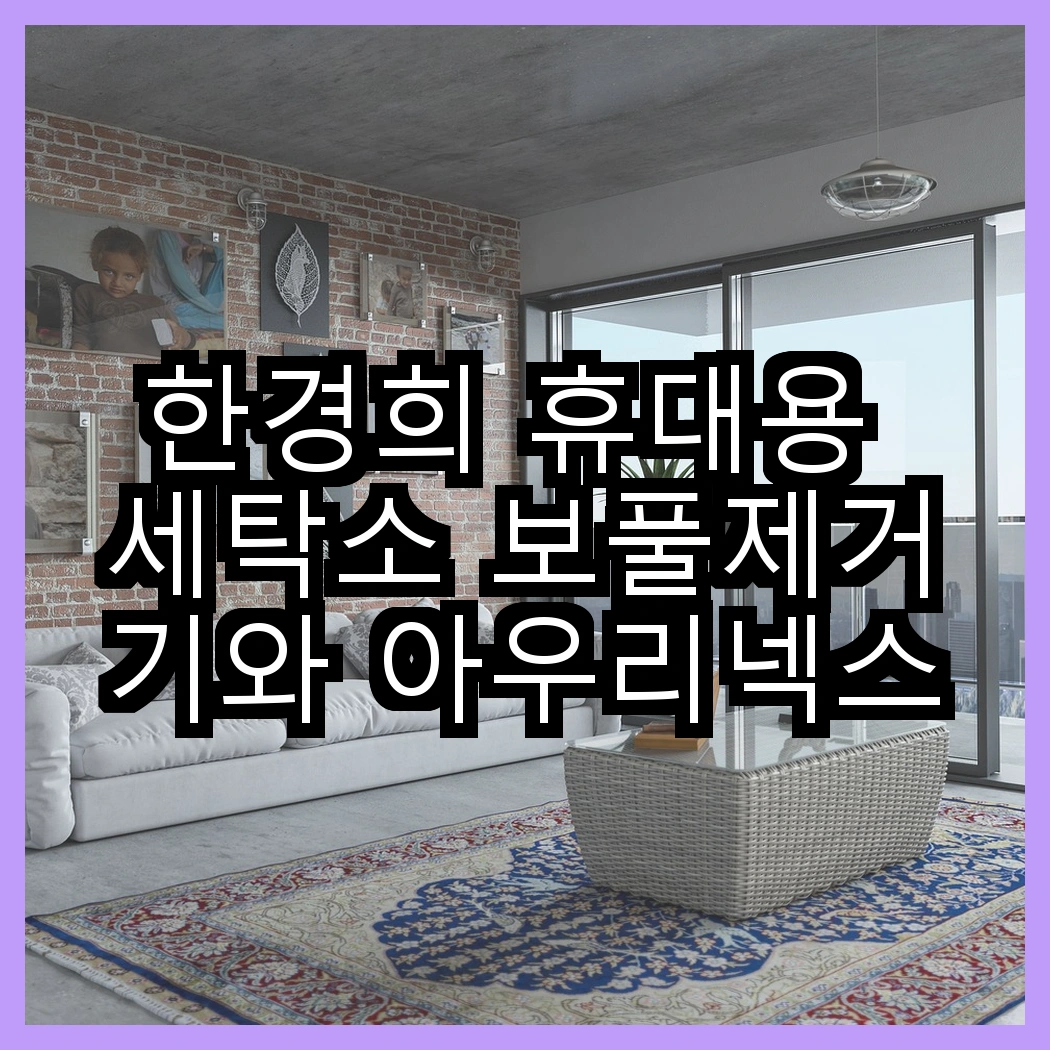한경희 휴대용 세탁소 보풀제거기와 아우리넥스 6중날 보풀제거기, 어떤 기능이 더 매력적일까? 썸네일