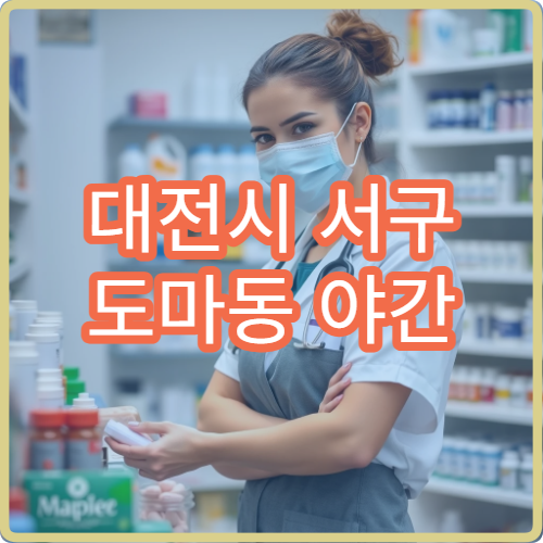 대전시 서구 도마동 야간 영업 문여는 약국 심야 운영 여부 정리