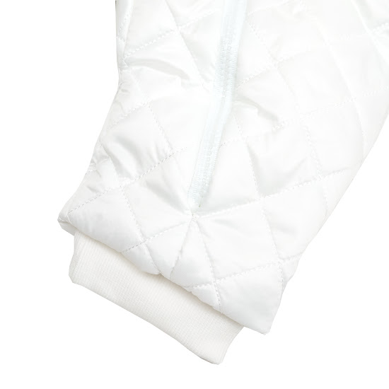 Children's overalls demi-season Twins Soul raincoat/fleece 12-18 mon white