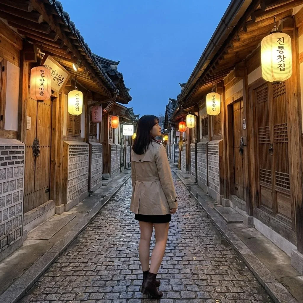 Street life in Jeonju