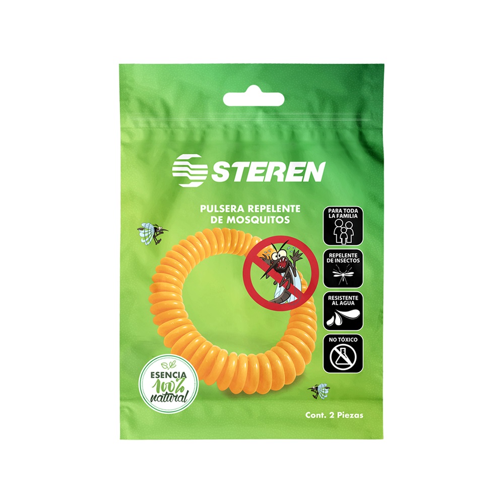 Pulsera repelente de mosquitos Steren™, color variable