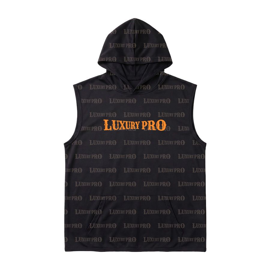 AOP Sleeveless sweatshirt with pockets